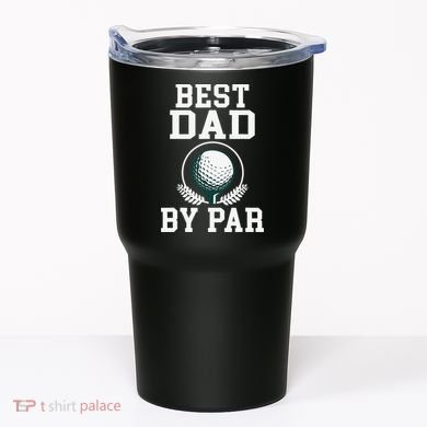Best Dad by Par Golf Daddy Golfing Father Tumbler