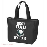 Best Dad by Par Golf Daddy Golfing Father Tote Bag thumb 3