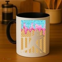 Baseball Drip Bat Dripping Ice Cream American Flag Coffee Mug thumb 4