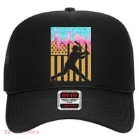 Baseball Drip Bat Dripping Ice Cream American Flag Hat thumb 0