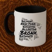 Boogie Down Bronx Neighborhoods Word Cloud Bronx New York Cute Gift Coffee Mug thumb 2
