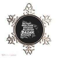 Boogie Down Bronx Neighborhoods Word Cloud Bronx New York Cute Gift Ornament thumb 0