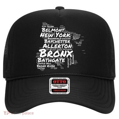 Boogie Down Bronx Neighborhoods Word Cloud Bronx New York Cute Gift Hat