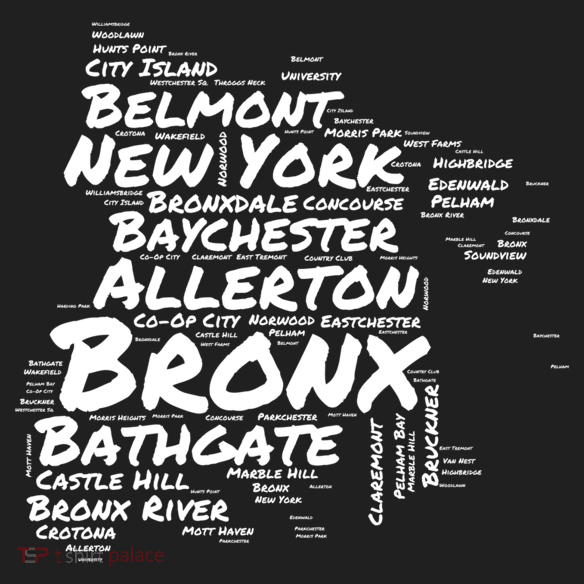 Boogie Down Bronx Neighborhoods Word Cloud Bronx New York Cute Gift Hat