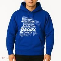 Boogie Down Bronx Neighborhoods Word Cloud Bronx New York Cute Gift Hoodie thumb 2