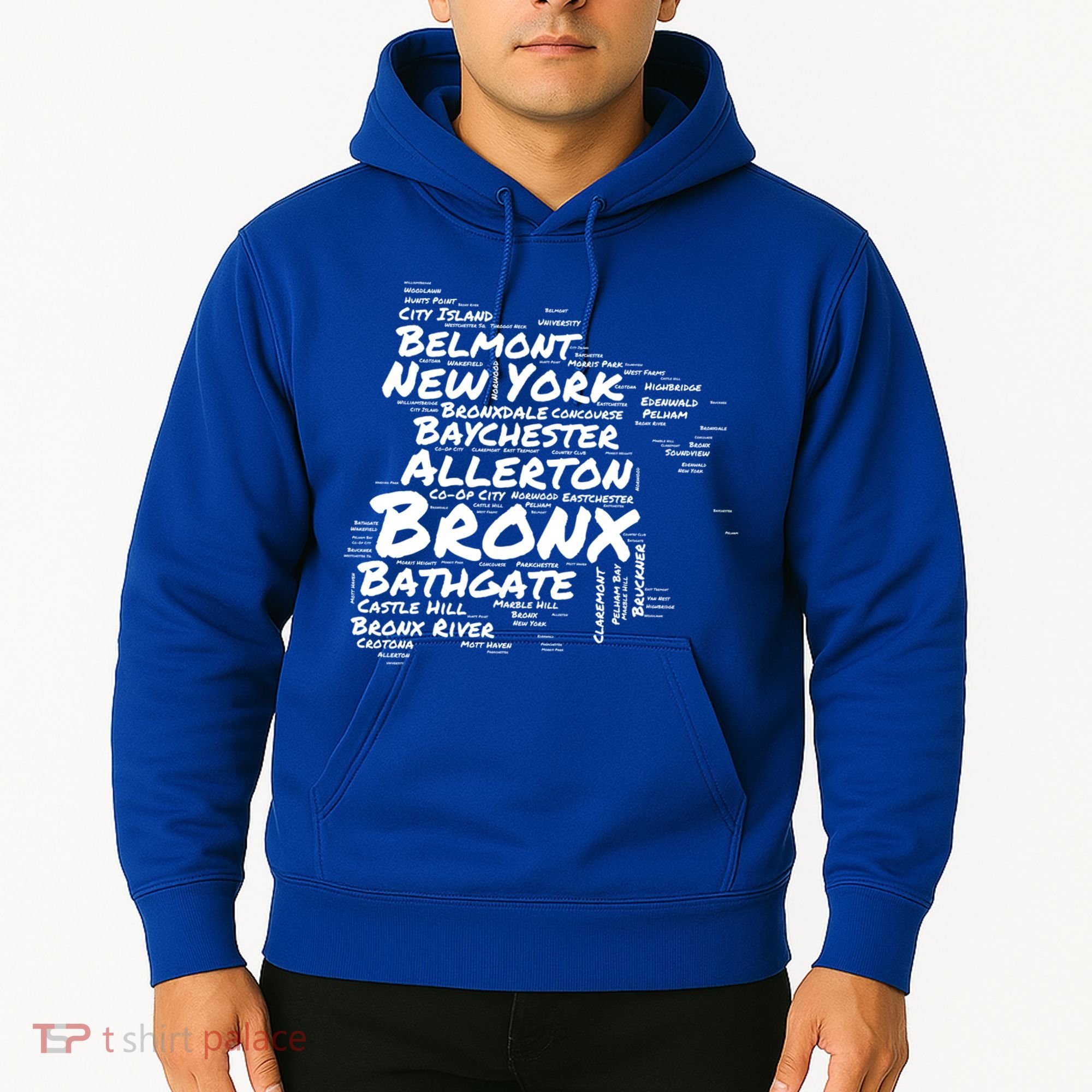 Boogie Down Bronx Neighborhoods Word Cloud Bronx New York Cute Gift Hoodie