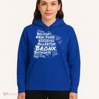 Boogie Down Bronx Neighborhoods Word Cloud Bronx New York Cute Gift Hoodie thumb 5