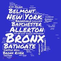 Boogie Down Bronx Neighborhoods Word Cloud Bronx New York Cute Gift Sweatshirt thumb 3