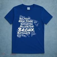 Boogie Down Bronx Neighborhoods Word Cloud Bronx New York Cute Gift T-Shirt thumb 5