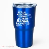 Boogie Down Bronx Neighborhoods Word Cloud Bronx New York Cute Gift Tumbler thumb 0