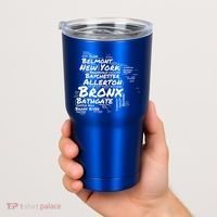 Boogie Down Bronx Neighborhoods Word Cloud Bronx New York Cute Gift Tumbler thumb 2