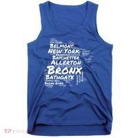 Boogie Down Bronx Neighborhoods Word Cloud Bronx New York Cute Gift Tank Top thumb 0