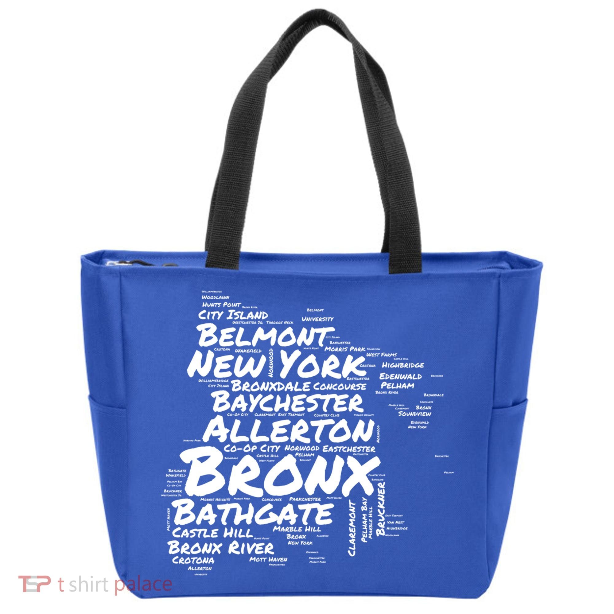Boogie Down Bronx Neighborhoods Word Cloud Bronx New York Cute Gift Tote Bag