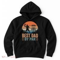 Best Dad By Par Disc Golf Dad Frisbee Golf Dad Father Gift Hoodie thumb 0