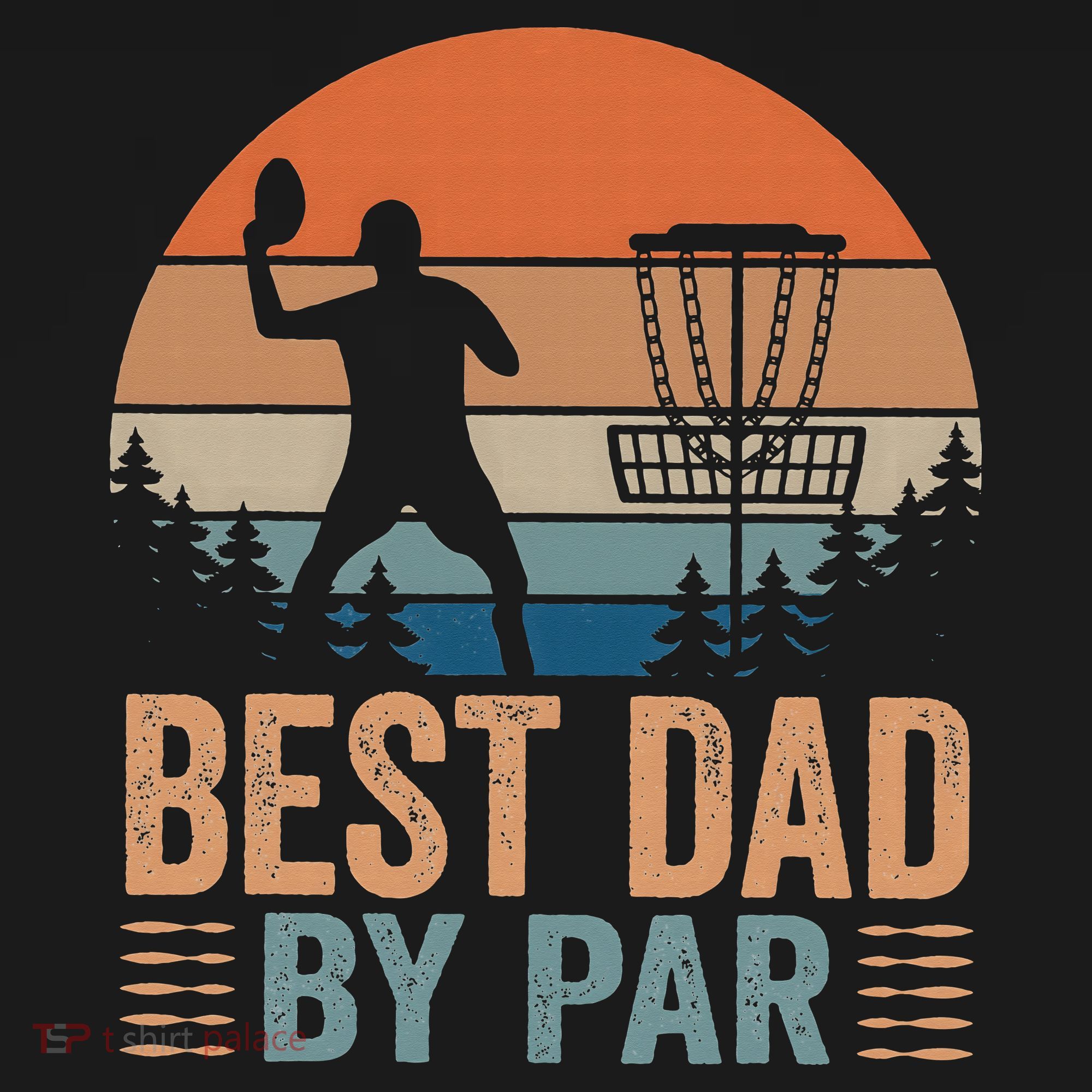 Best Dad By Par Disc Golf Dad Frisbee Golf Dad Father Gift Apron