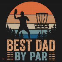 Best Dad By Par Disc Golf Dad Frisbee Golf Dad Father Gift Sweatshirt thumb 3