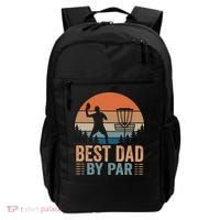 Best Dad By Par Disc Golf Dad Frisbee Golf Dad Father Gift Backpack thumb 0