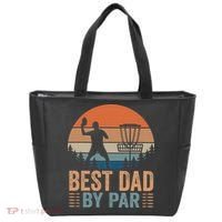 Best Dad By Par Disc Golf Dad Frisbee Golf Dad Father Gift Tote Bag thumb 0