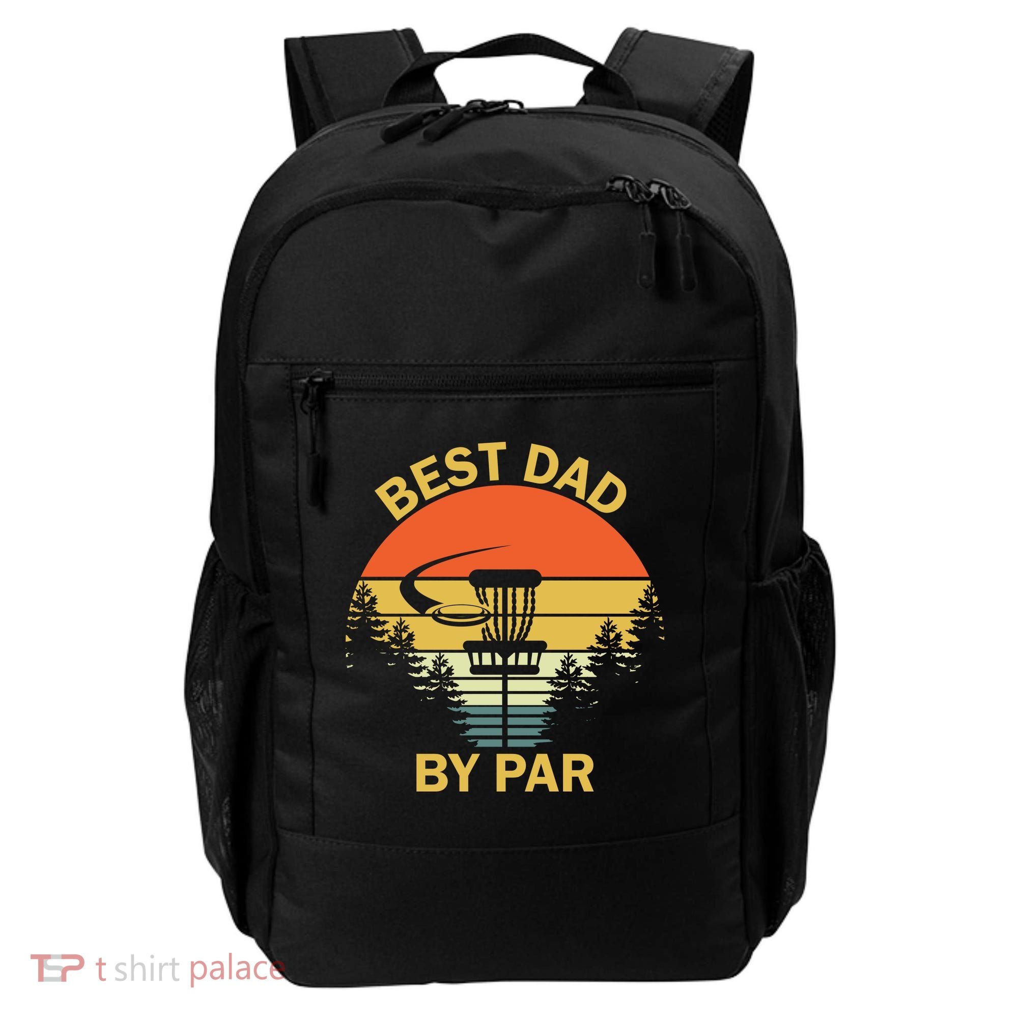 Best Dad By Par Daddy Father's Day Gifts Golf Lover Golfer Backpack