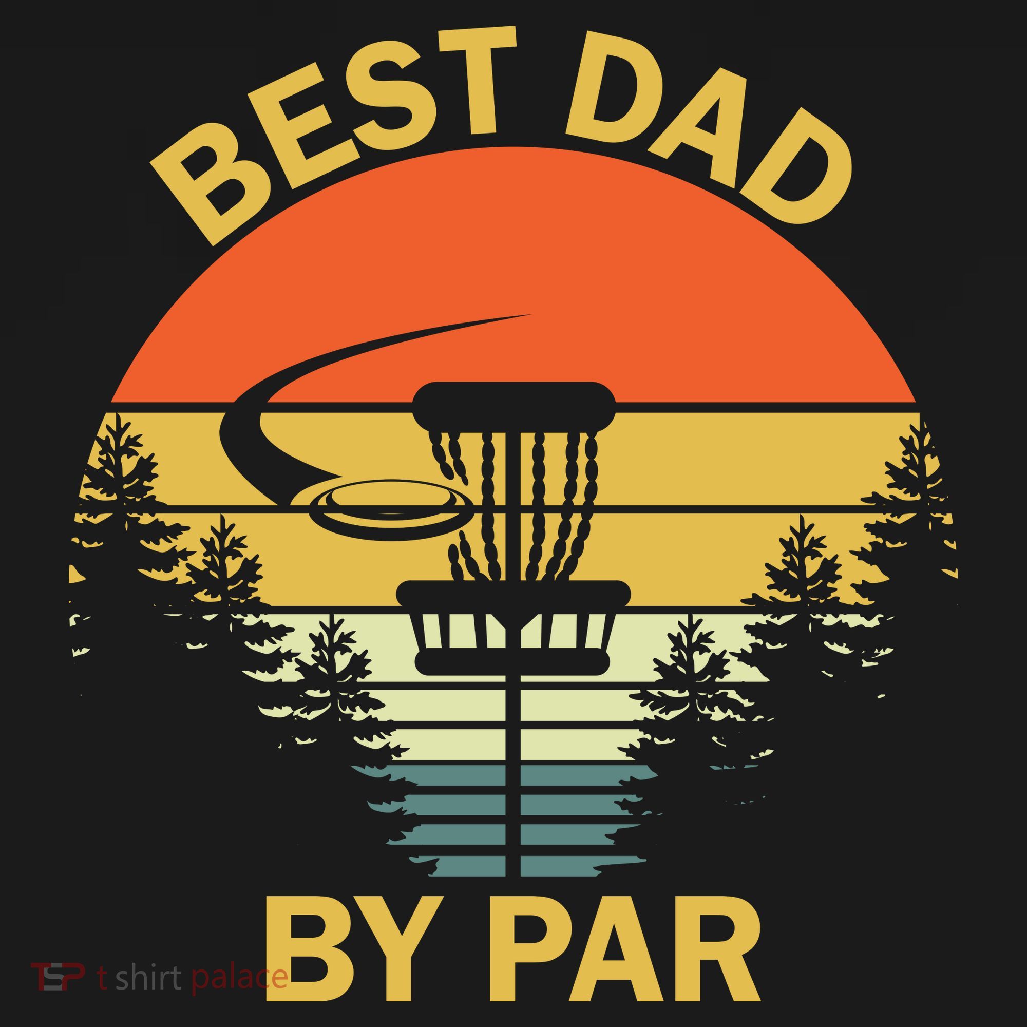 Best Dad By Par Daddy Father's Day Gifts Golf Lover Golfer Backpack