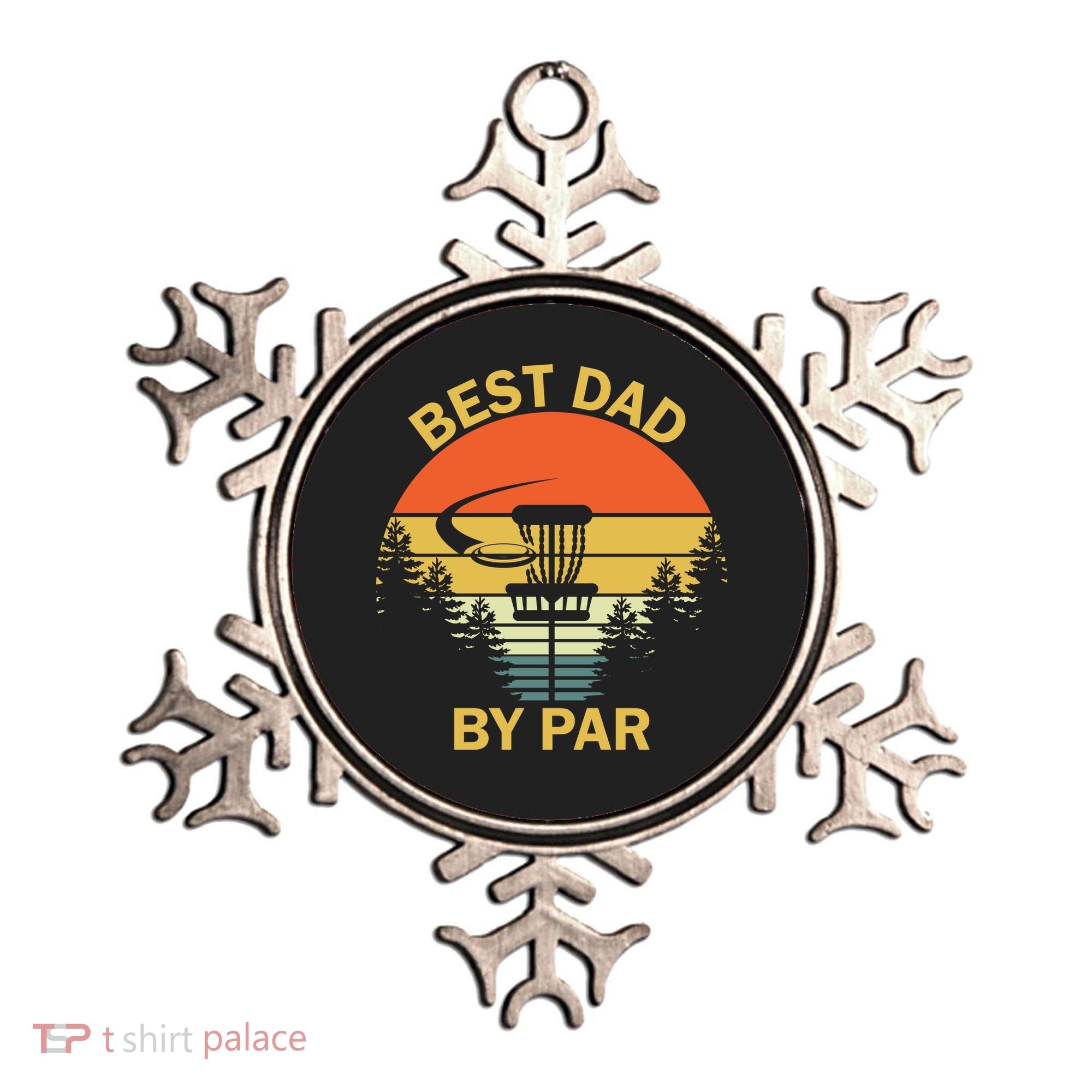Best Dad By Par Daddy Father's Day Gifts Golf Lover Golfer Ornament