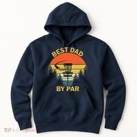 Best Dad By Par Daddy Father's Day Gifts Golf Lover Golfer Hoodie thumb 0