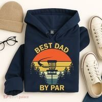 Best Dad By Par Daddy Father's Day Gifts Golf Lover Golfer Hoodie thumb 4