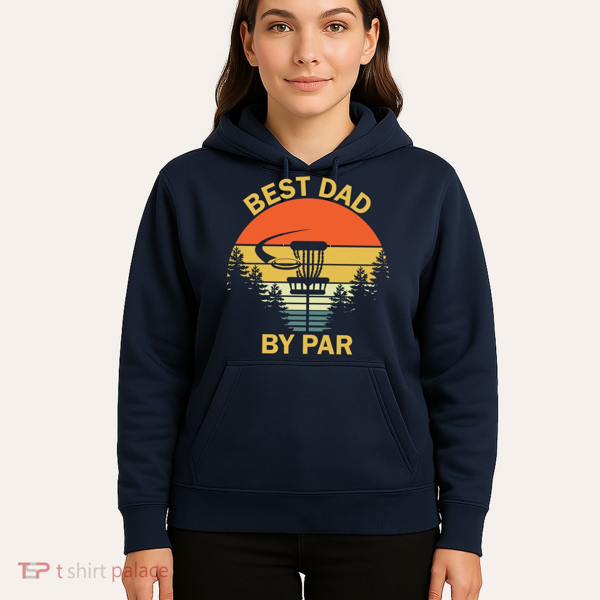 Best Dad By Par Daddy Father's Day Gifts Golf Lover Golfer Hoodie
