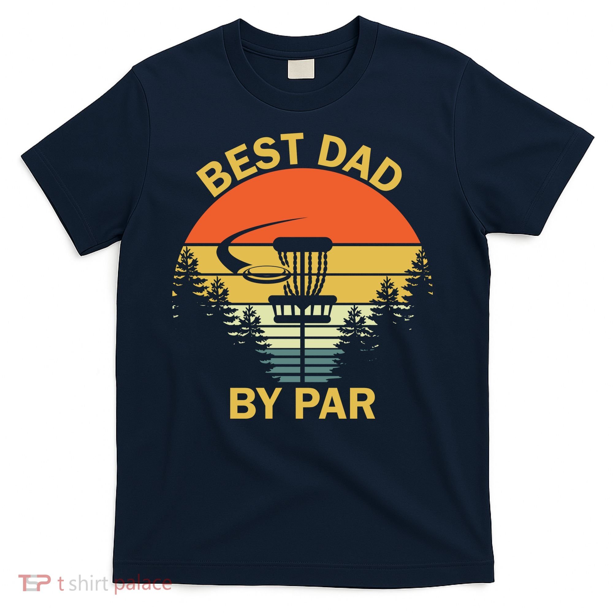 Best Dad By Par Daddy Father's Day Gifts Golf Lover Golfer T-Shirt