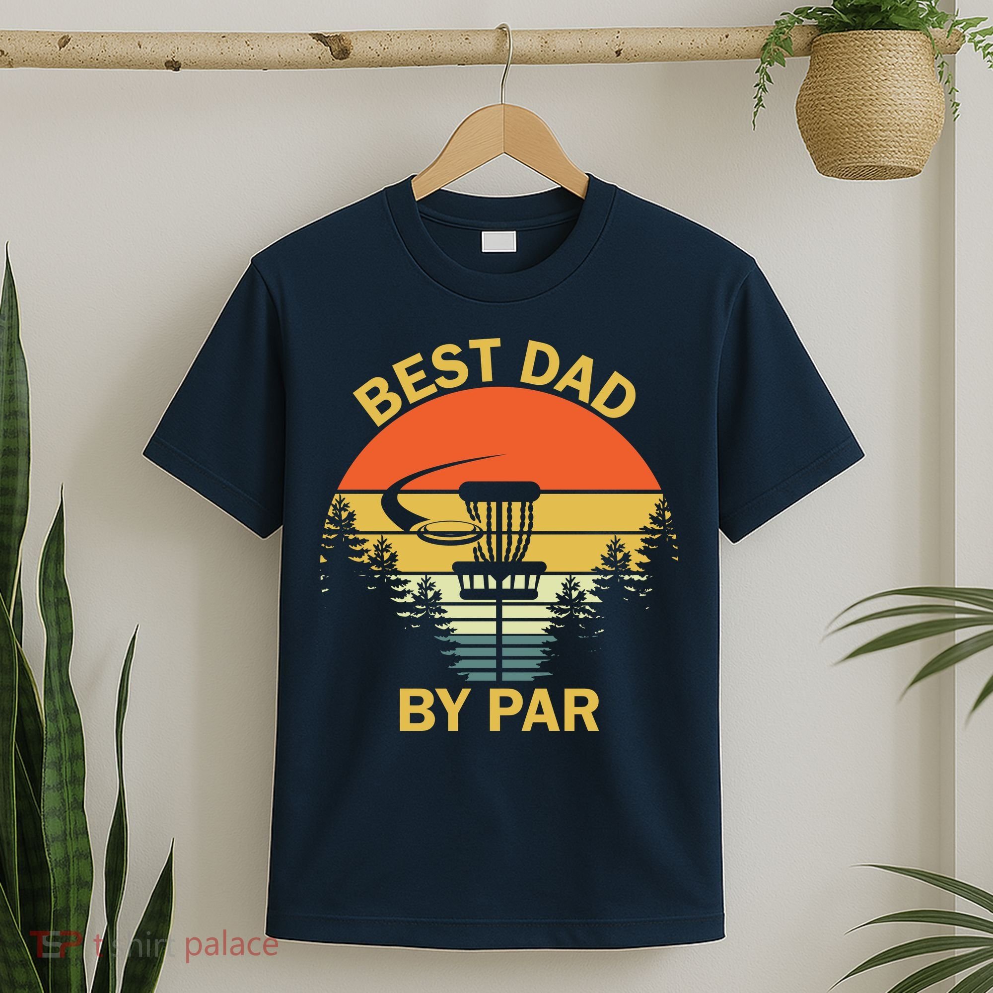 Best Dad By Par Daddy Father's Day Gifts Golf Lover Golfer T-Shirt