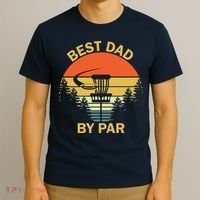 Best Dad By Par Daddy Father's Day Gifts Golf Lover Golfer T-Shirt thumb 3