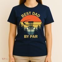Best Dad By Par Daddy Father's Day Gifts Golf Lover Golfer T-Shirt thumb 4