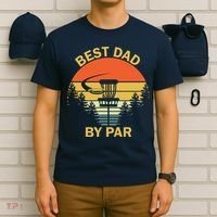 Best Dad By Par Daddy Father's Day Gifts Golf Lover Golfer T-Shirt thumb 6