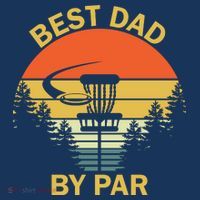 Best Dad By Par Daddy Father's Day Gifts Golf Lover Golfer T-Shirt thumb 7