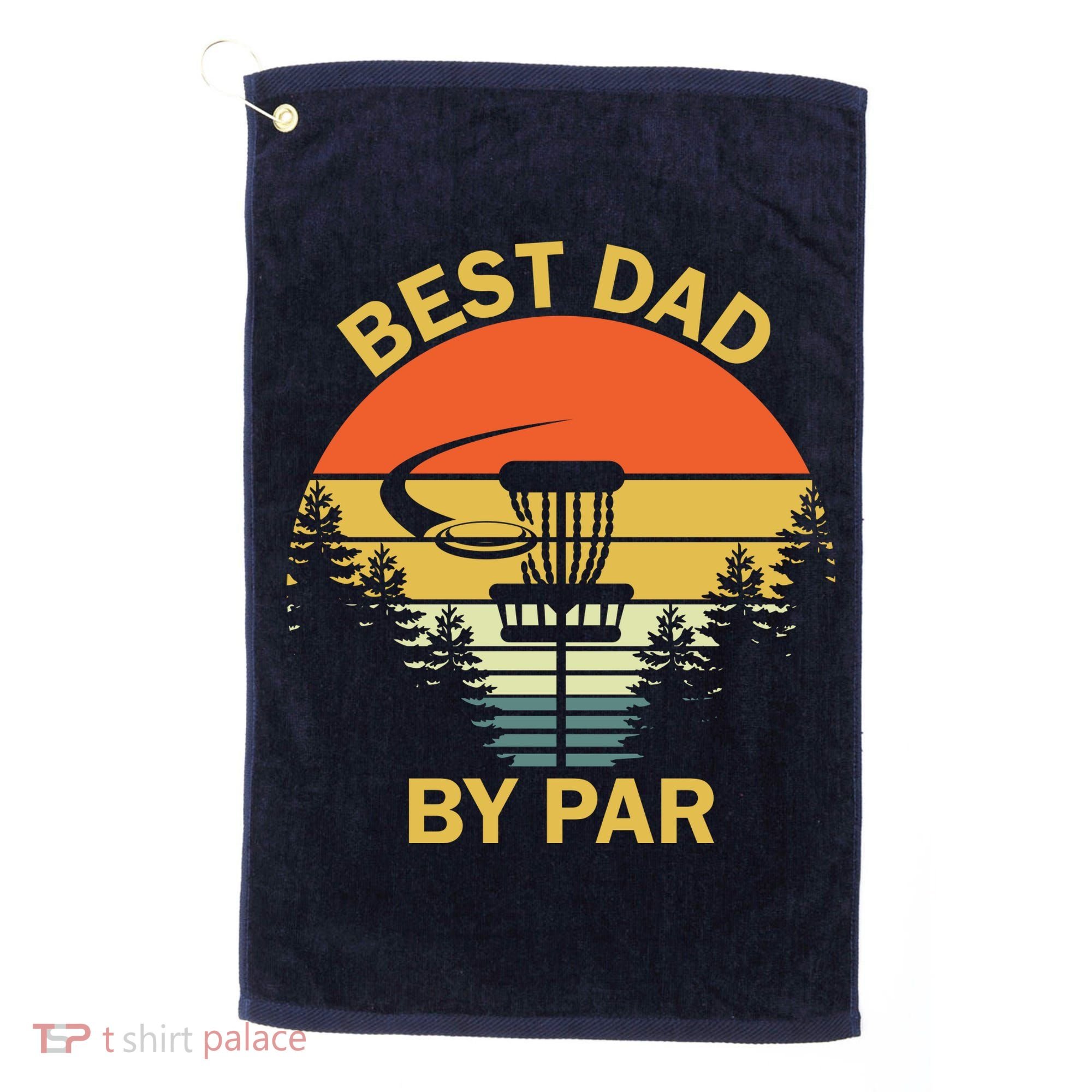 Best Dad By Par Daddy Father's Day Gifts Golf Lover Golfer Golf Towel