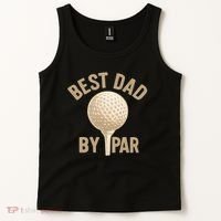 Best Dad By Par - Perfect Father's Day Gift Tank Top thumb 2