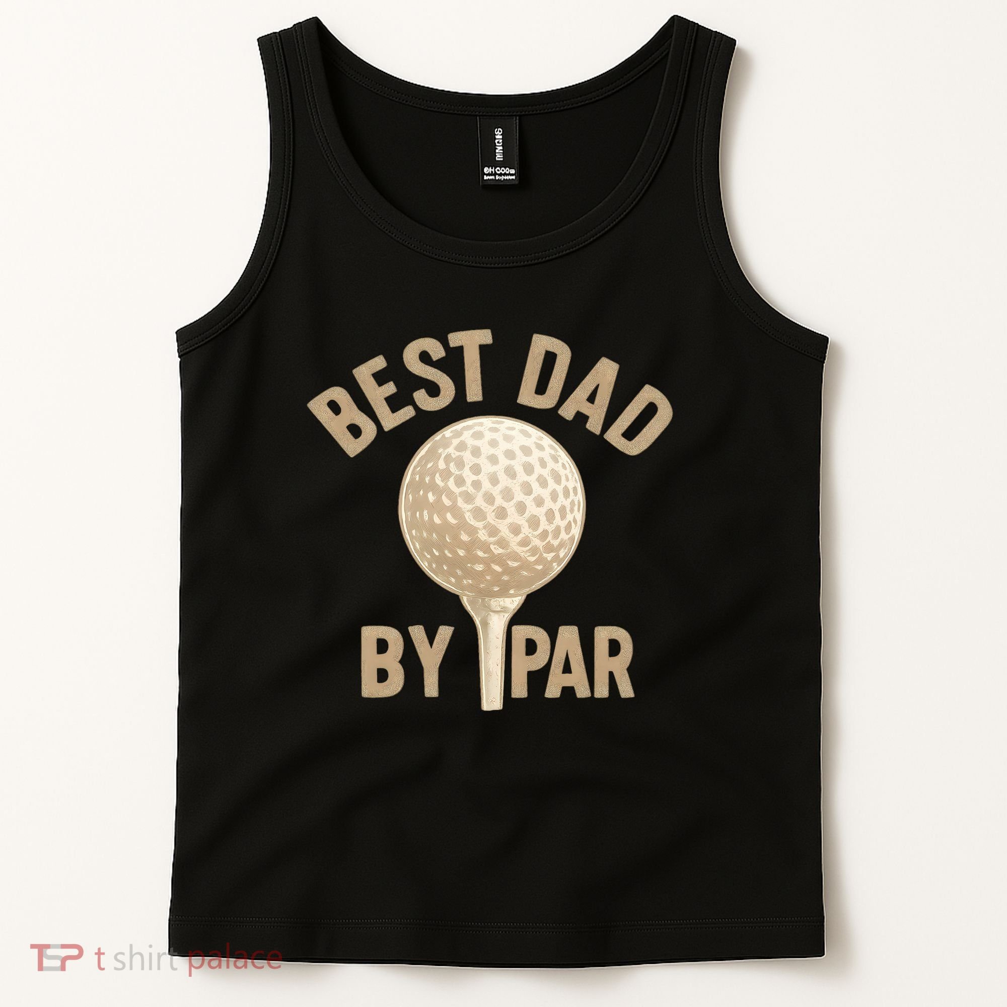 Best Dad By Par - Perfect Father's Day Gift Tank Top