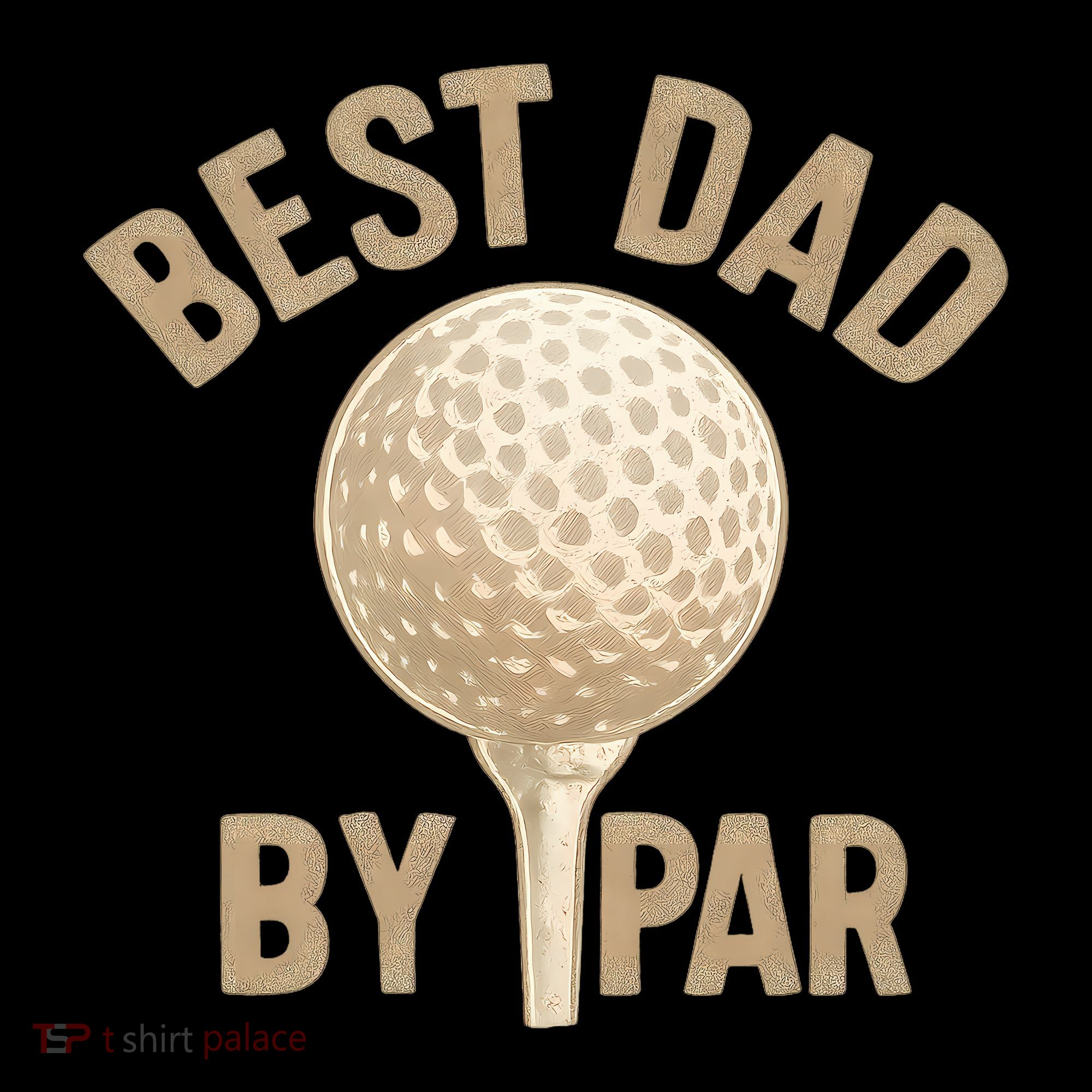 Best Dad By Par - Perfect Father's Day Gift Tank Top