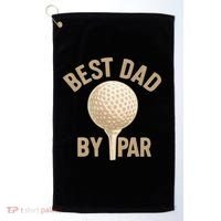 Best Dad By Par - Perfect Father's Day Gift Golf Towel thumb 0