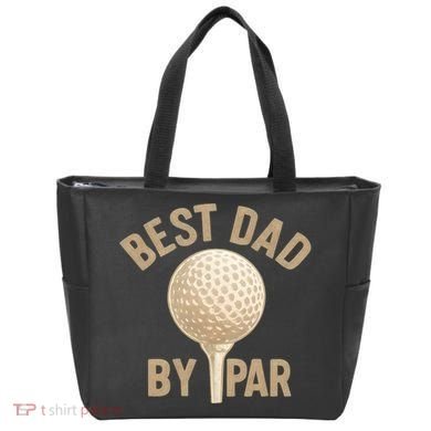 Best Dad By Par - Perfect Father's Day Gift Tote Bag