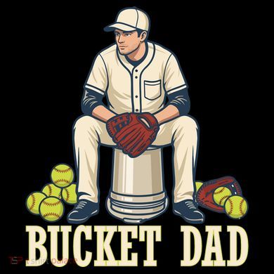 Bucket Dad Button