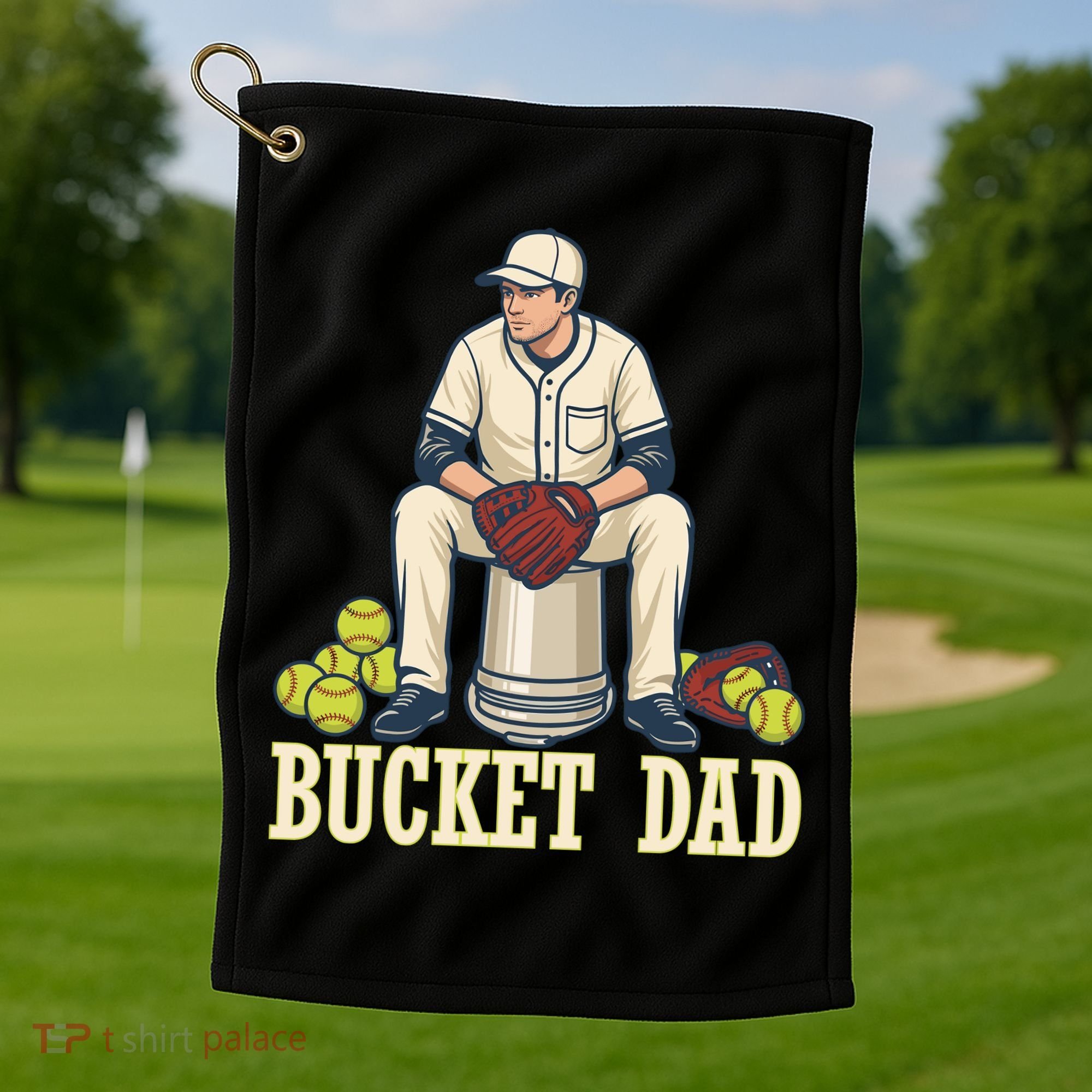 Bucket Dad Golf Towel