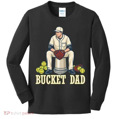 Bucket Dad Kids Long Sleeve Shirt