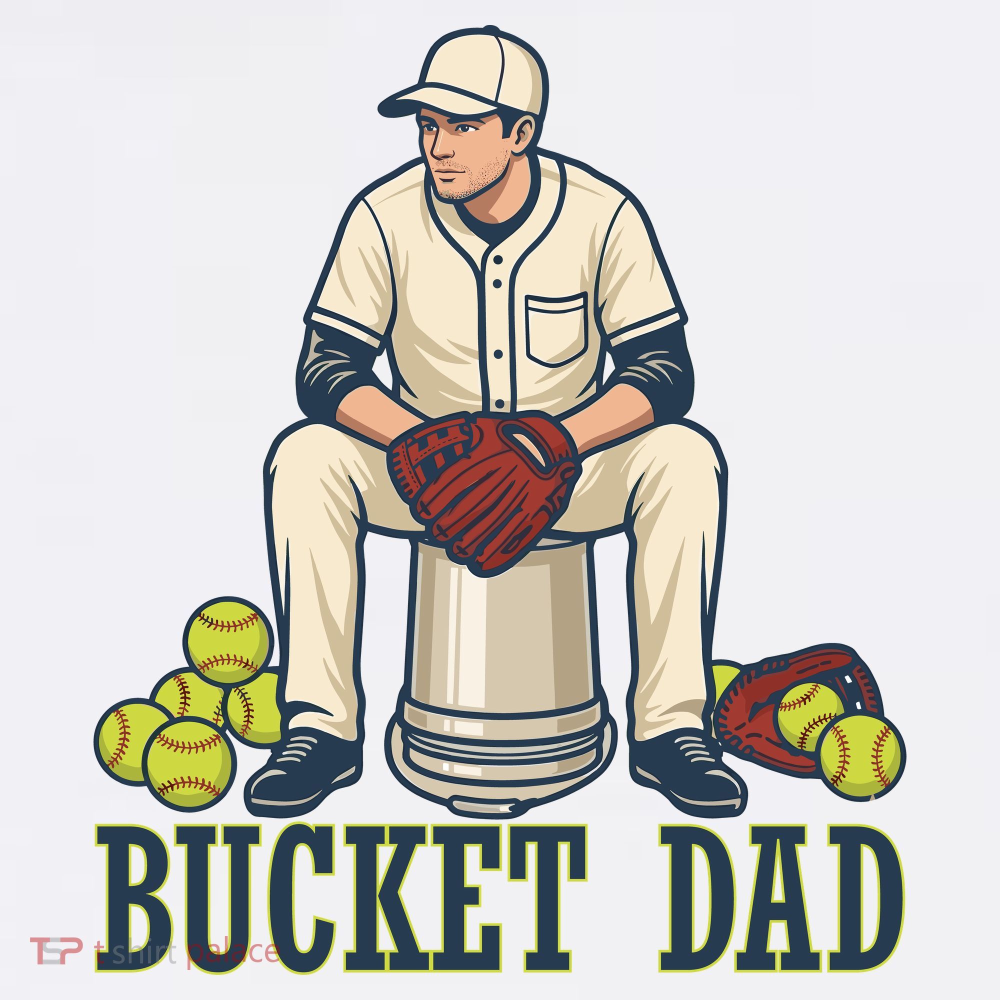 Bucket Dad Comfort Colors Garment-Dyed Hooded Sweatshirt