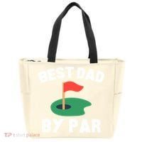 Best Dad By Par Golf Humor Father Gift Tote Bag thumb 0