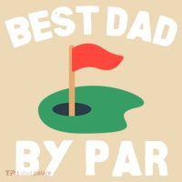 Best Dad By Par Golf Humor Father Gift Tote Bag thumb 4