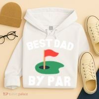 Best Dad By Par Golf Humor Father Gift Hoodie thumb 4
