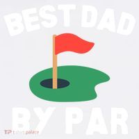 Best Dad By Par Golf Humor Father Gift Hoodie thumb 7