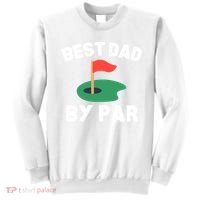 Best Dad By Par Golf Humor Father Gift Sweatshirt thumb 0