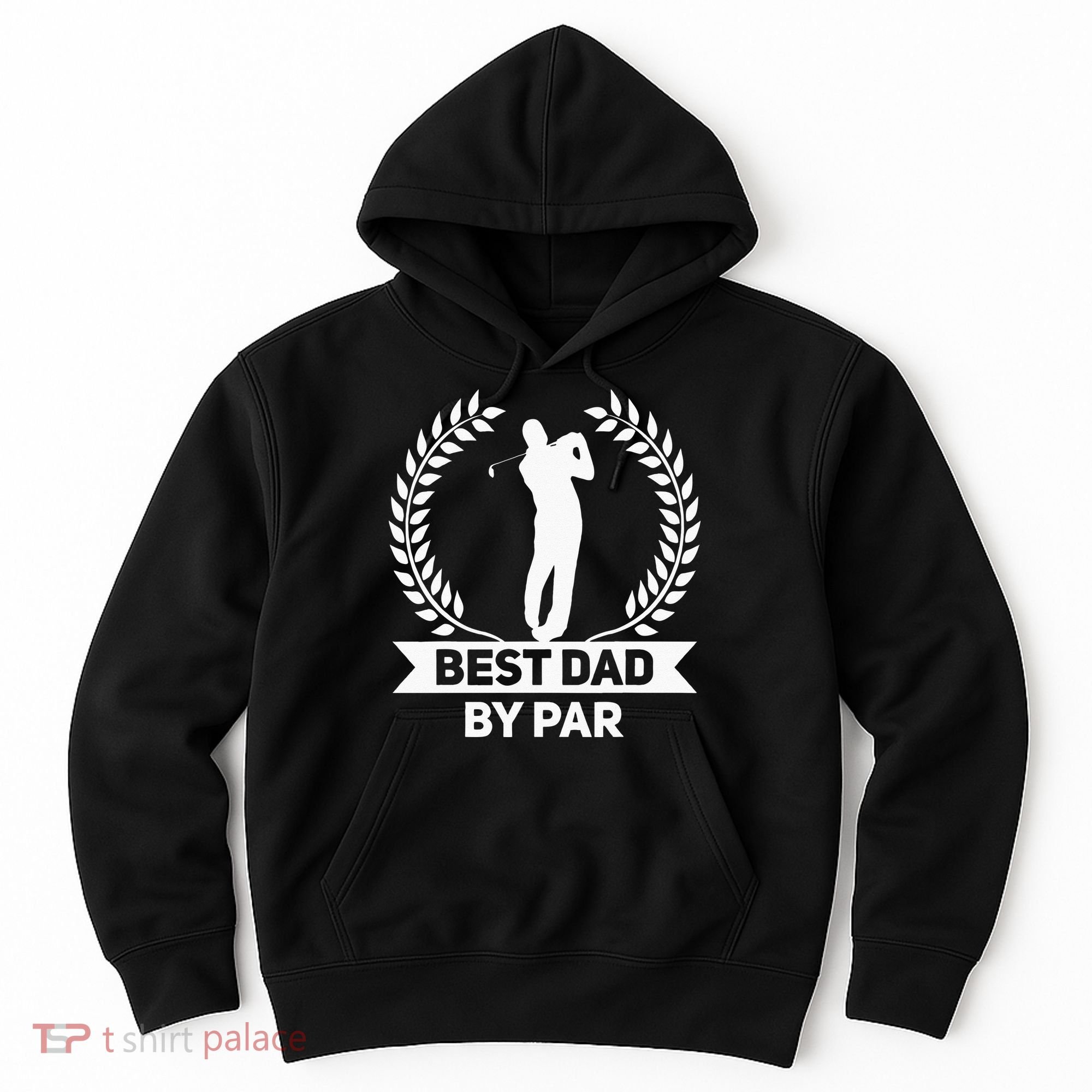 Best Dad By Par Golf Fathers Day Golfing Hoodie